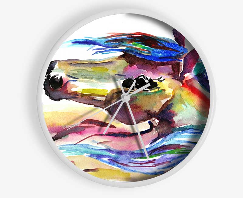 Unicorn Horse Clock - Wallart-Direct UK