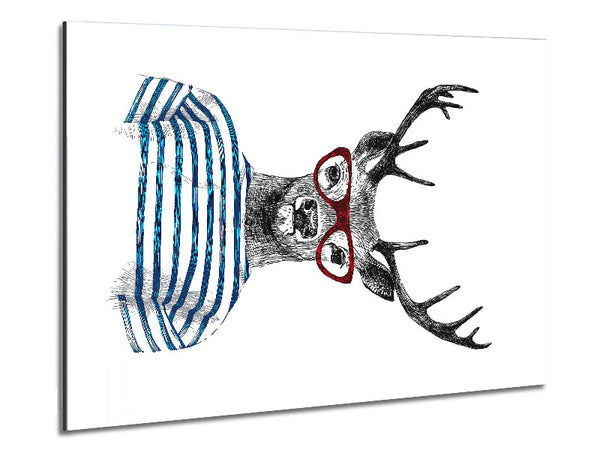 Steve The Stag 1 Metal Print