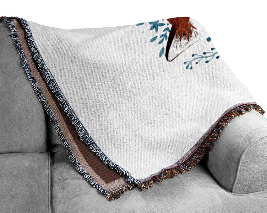 Sleeping Fox Woven Blanket