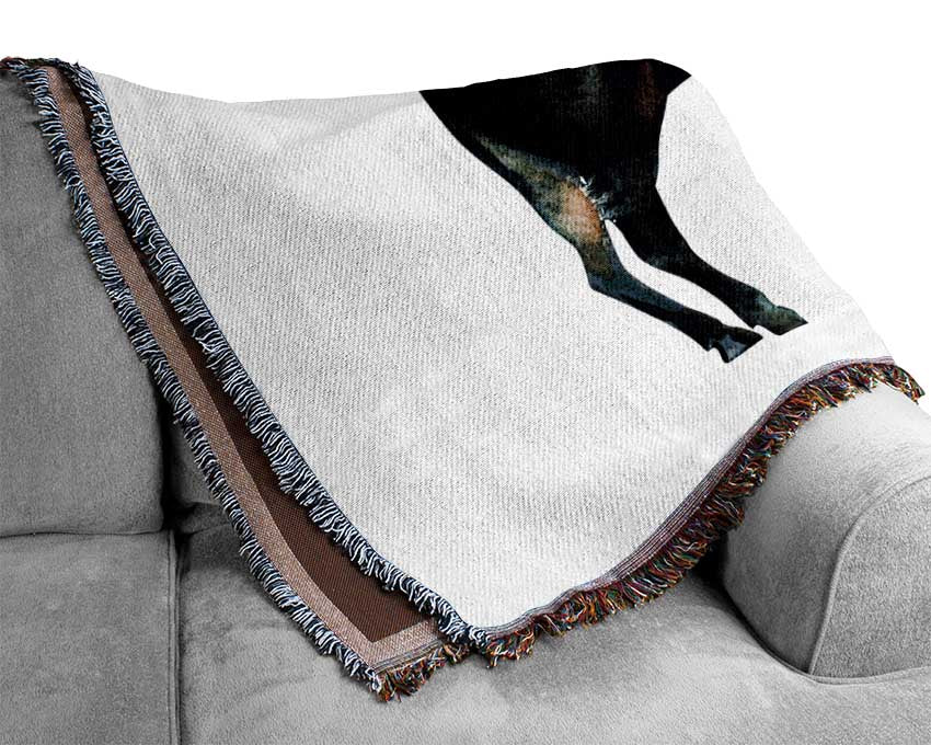 Moose Woven Blanket