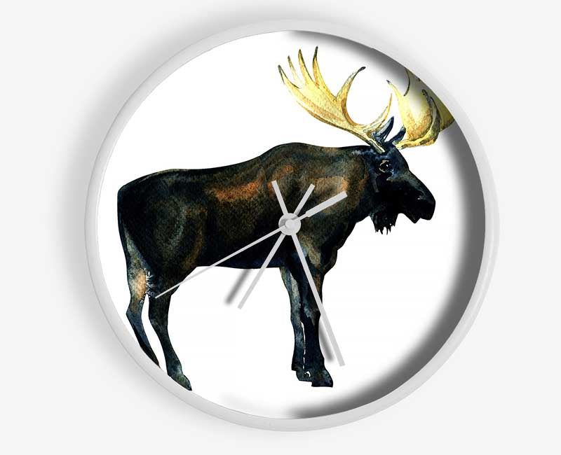 Moose Clock - Wallart-Direct UK