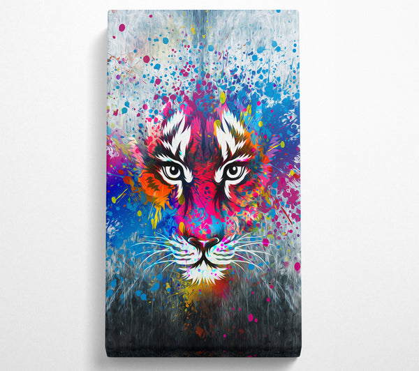 Regenbogen-Tigergesicht