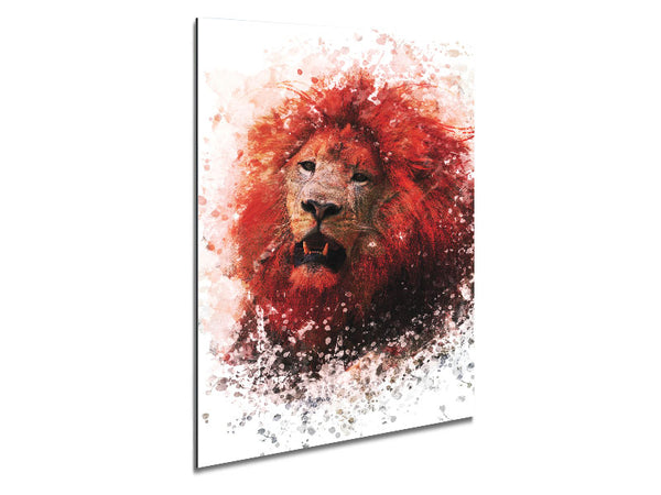 Red Lion Roar Metal Print