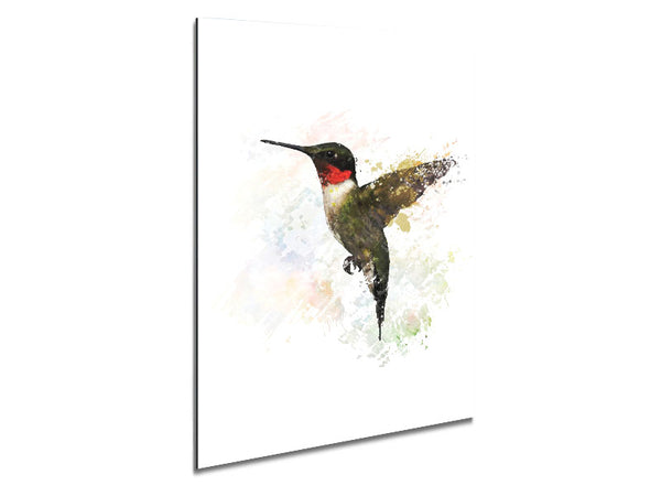 Hummingbird Wings Metal Print