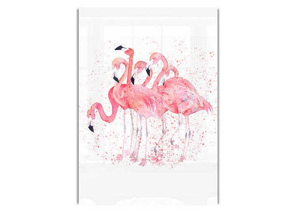 Rosa Flamingo-Spritzer
