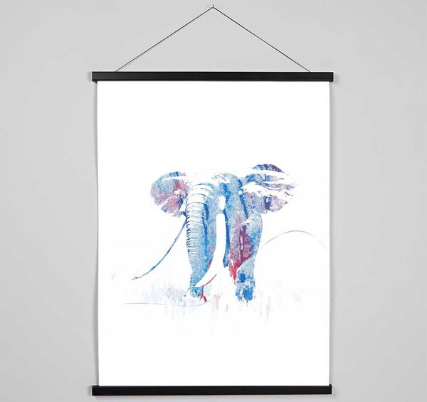 Elephant Painting Hanging Poster - Wallart-Direct UK