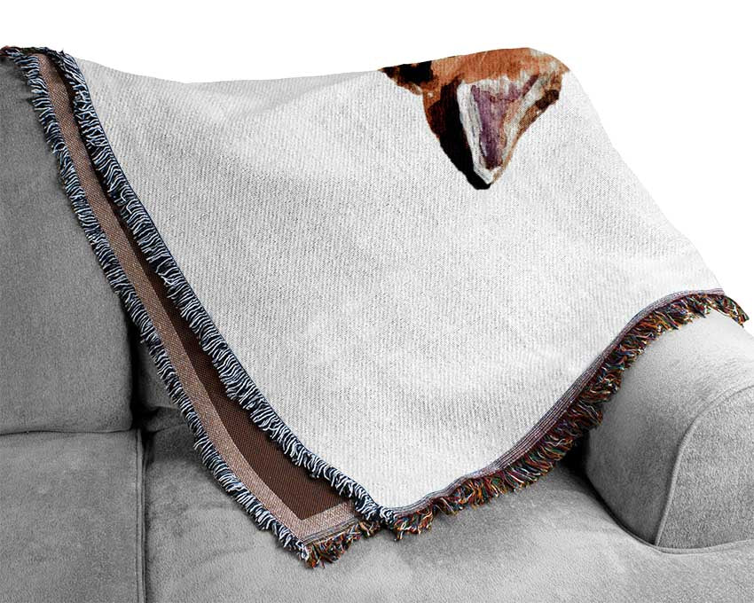 Tabby Kitten Cat Woven Blanket