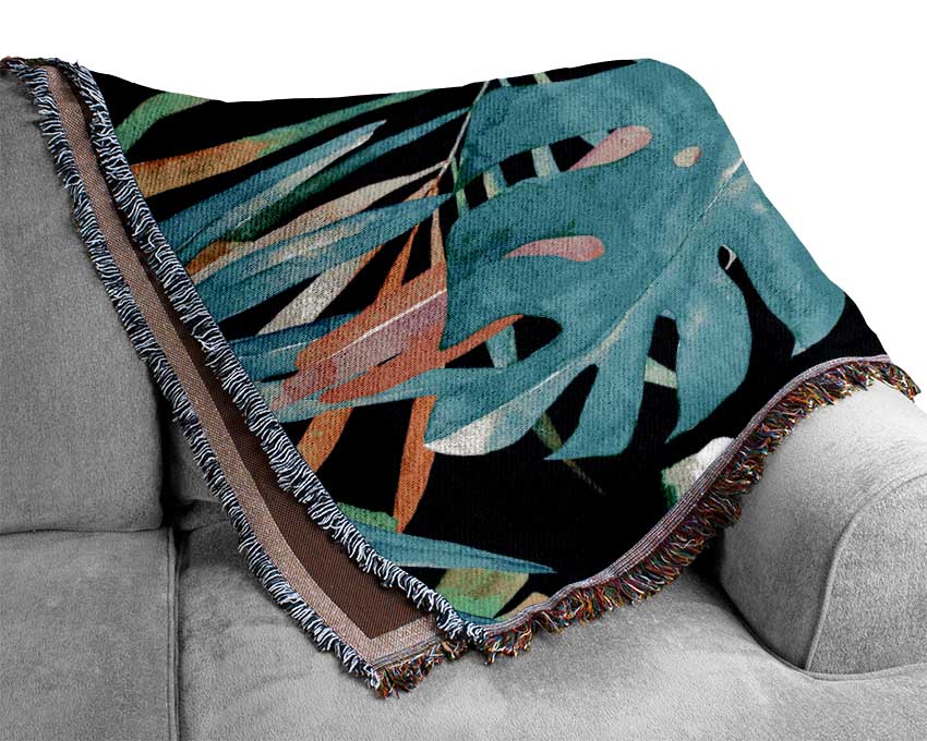 Parrot Jungle Woven Blanket