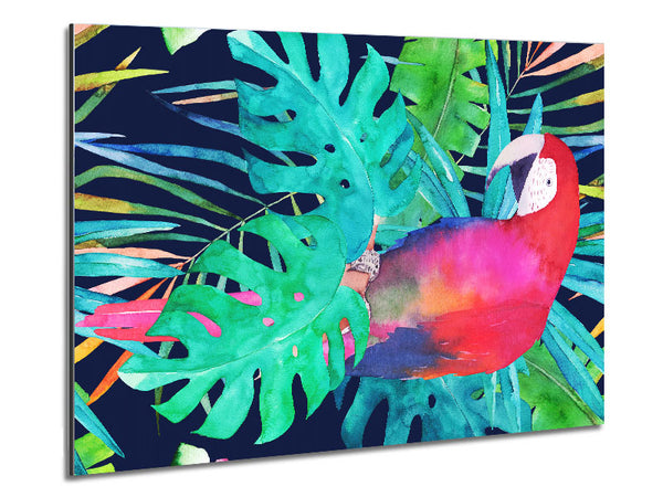 Parrot Jungle Metal Print