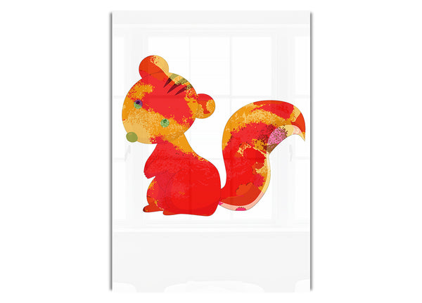 Orangefarbenes Eichhörnchen