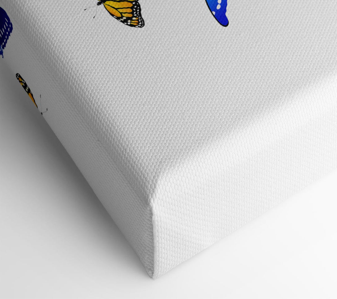  A Canvas Print of Colourful Butterflies Canvas Print