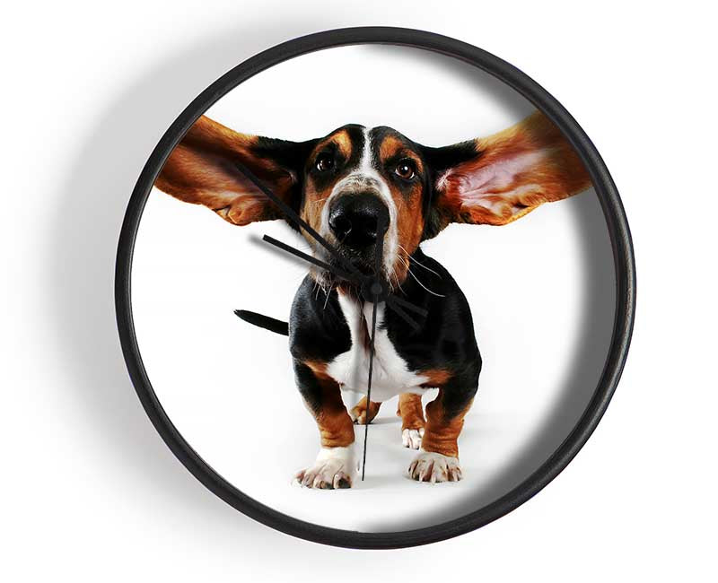 Basset Hound Ears Clock - Wallart-Direct UK