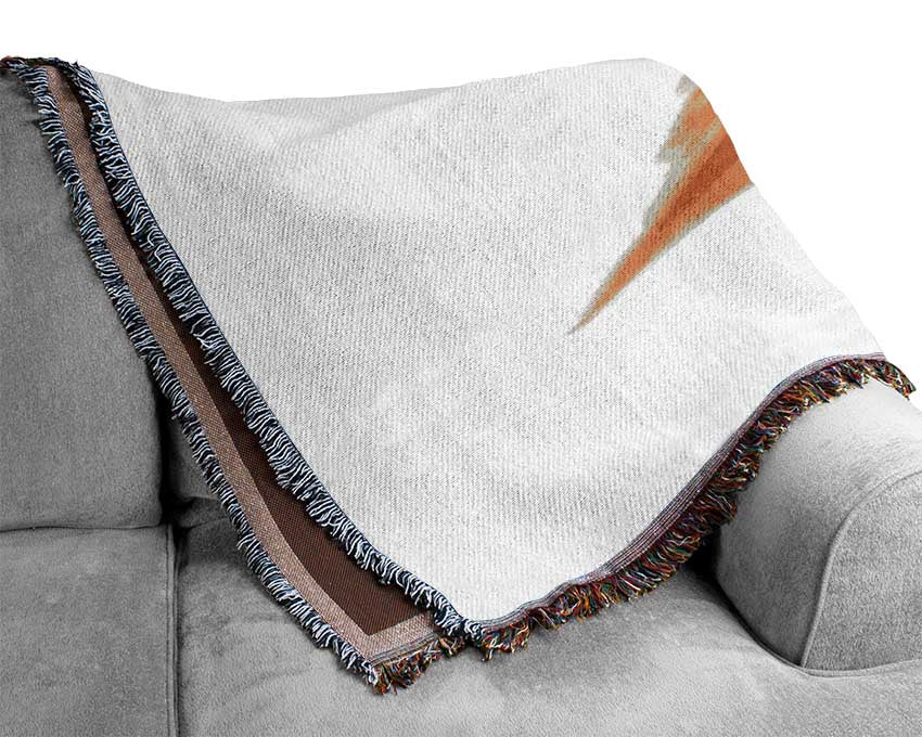 Shocked Goldfish Woven Blanket