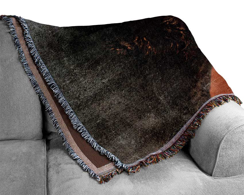 Spanish Bull Woven Blanket