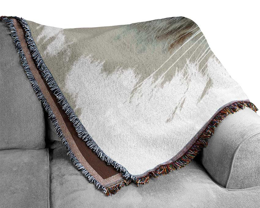 Ragdoll Cat Face Woven Blanket
