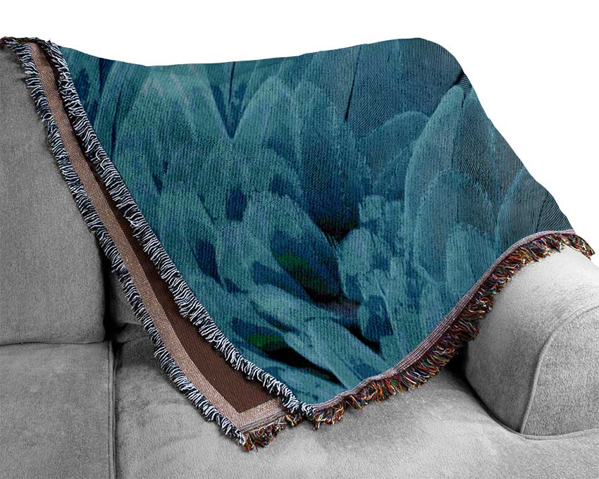 Parrot Feathers Woven Blanket