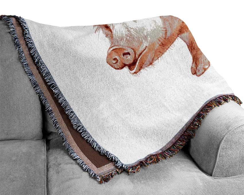 Mother Pig Woven Blanket