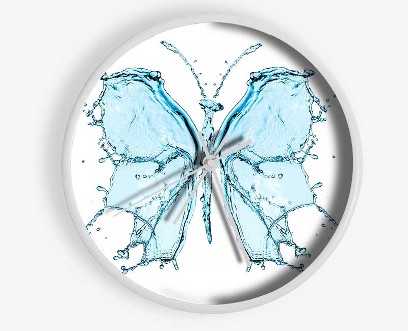 Water Butterfly Clock - Wallart-Direct UK