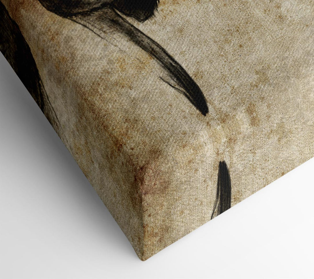  A Canvas Print of Bull Horns Canvas Wall Art