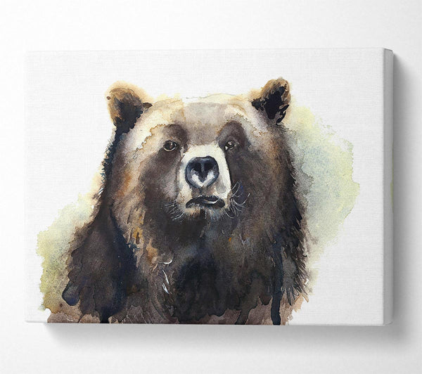  A Canvas Print of Grumpy Bear Canvas Print