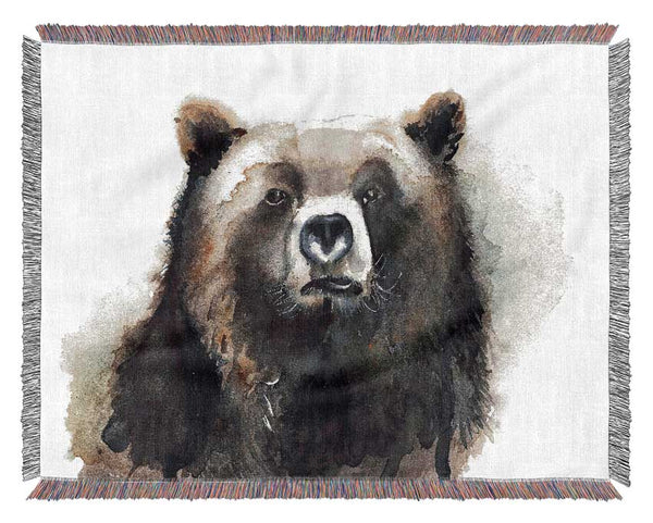 Grumpy Bear Woven Blanket