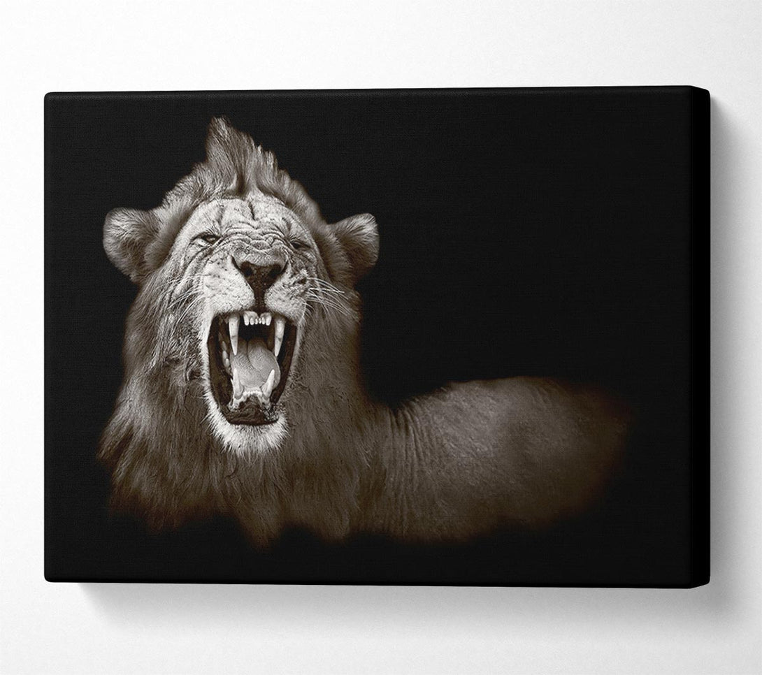 Picture of Lion Roar Canvas Print Wall Art