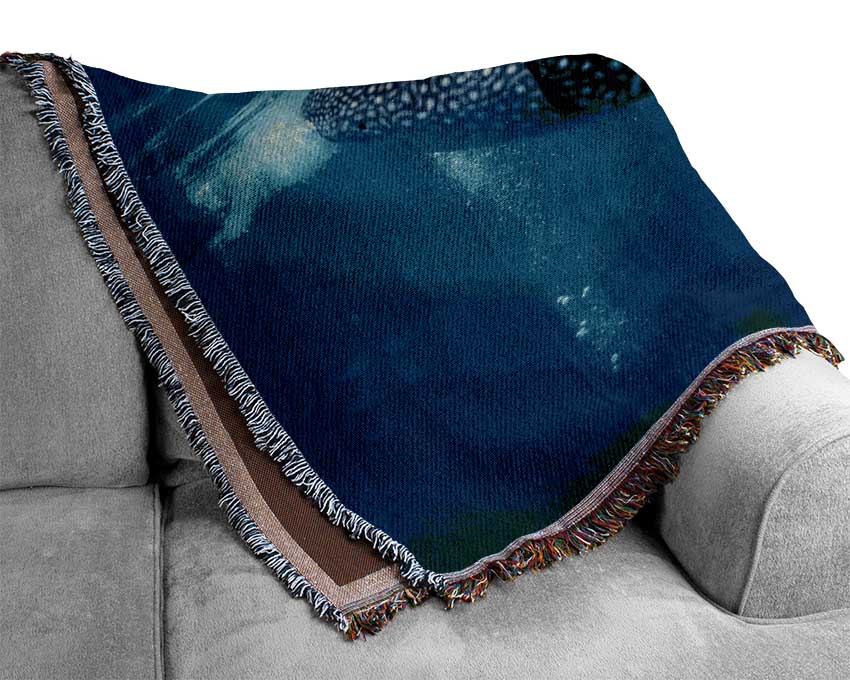 Spotted Whale Shark Woven Blanket