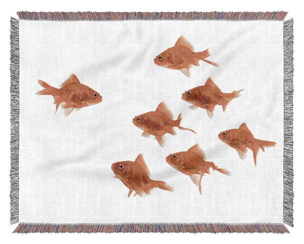 Goldfish Leader Woven Blanket