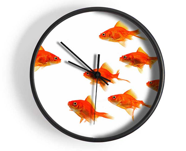 Goldfish Leader Clock - Wallart-Direct UK