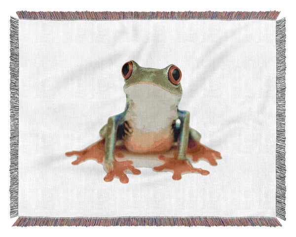 Frog Call Woven Blanket