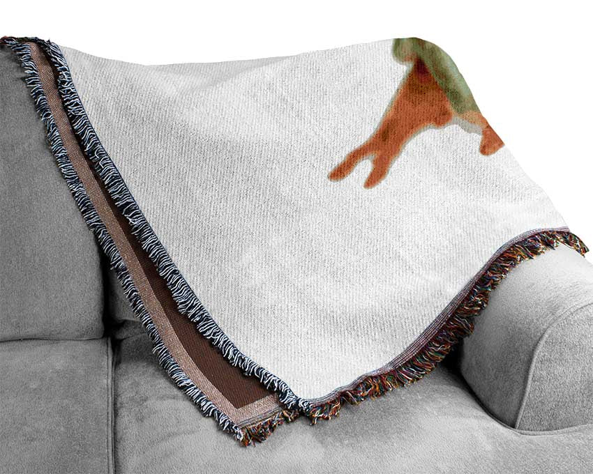 Frog Call Woven Blanket