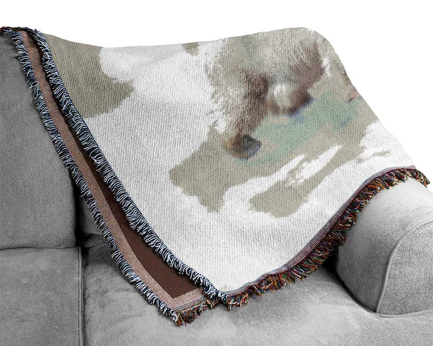 Polar Bear Twinkle Woven Blanket
