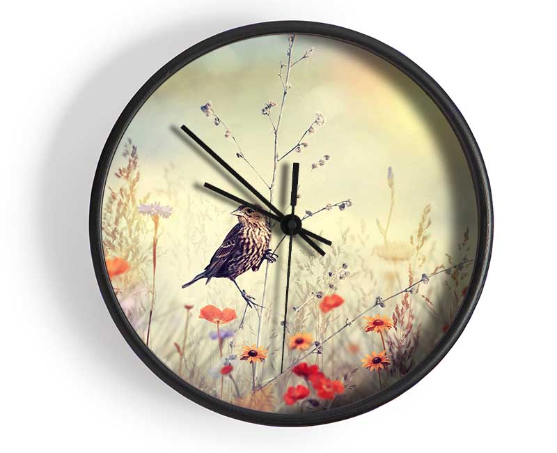 Bird in Paradise Clock - Wallart-Direct UK