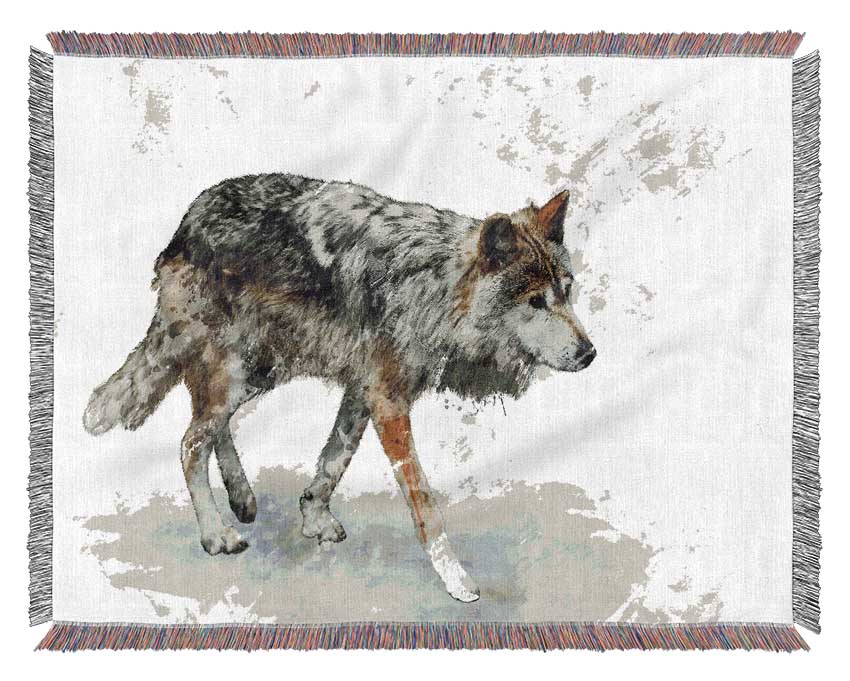 Wolf Trek Woven Blanket