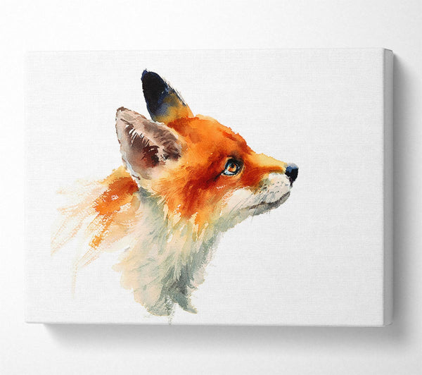  A Canvas Print of Fox Love Canvas Print
