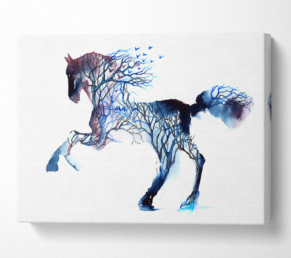  A Canvas Print of Horse Branches Canvas Art