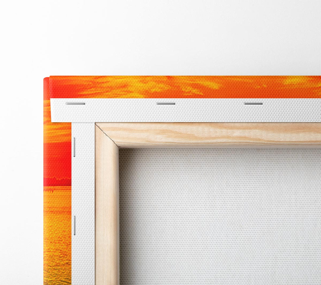  A Canvas Print of Sun Beam Ocean Canvas Print