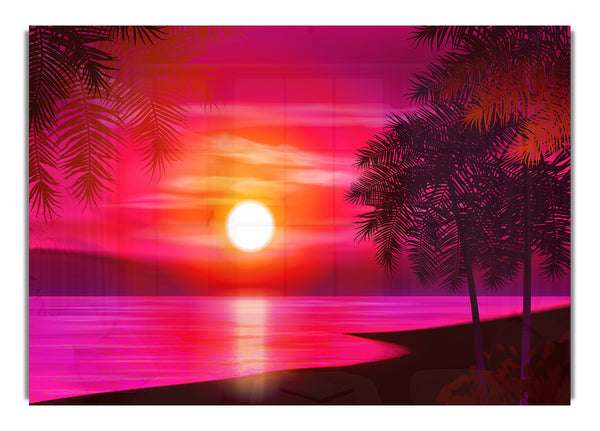 Pink Ocean Glow