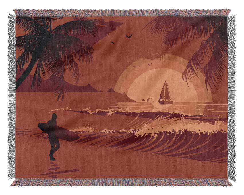 Surfers Dream Woven Blanket
