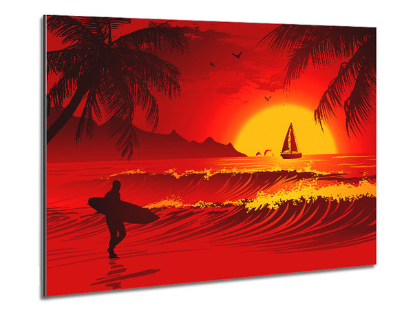 Surfers Dream Metal Print