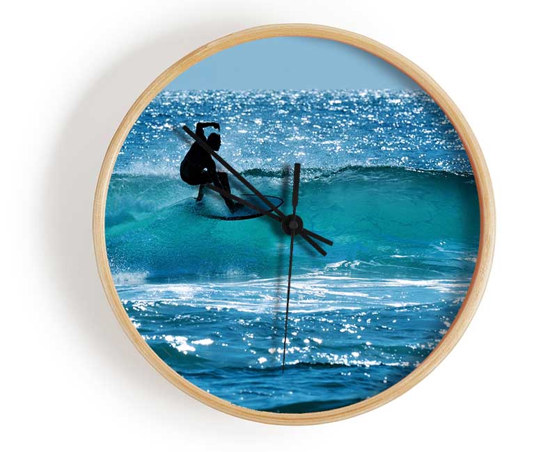 California Surfer Clock - Wallart-Direct UK