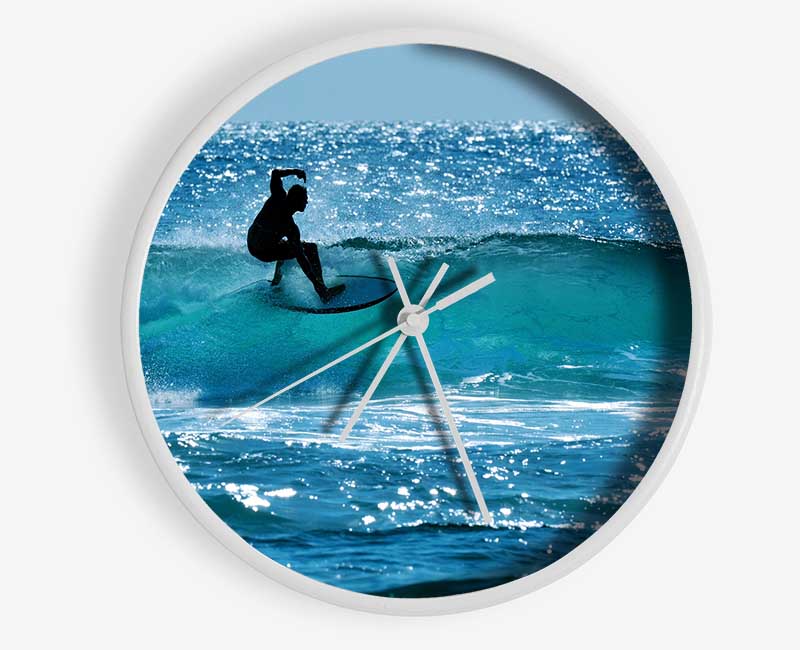 California Surfer Clock - Wallart-Direct UK