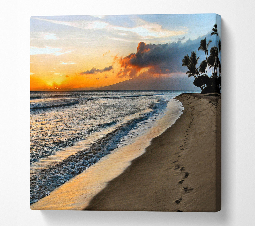 A Square Canvas Print Showing After The Storm Square Wall Art