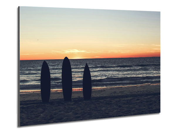 Surfs Up 1 Metal Print