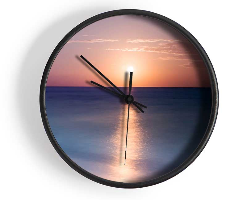 Tranquil Ocean Sun Clock - Wallart-Direct UK