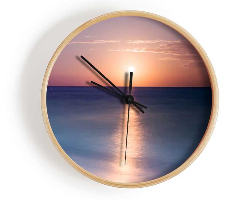 Tranquil Ocean Sun Clock - Wallart-Direct UK