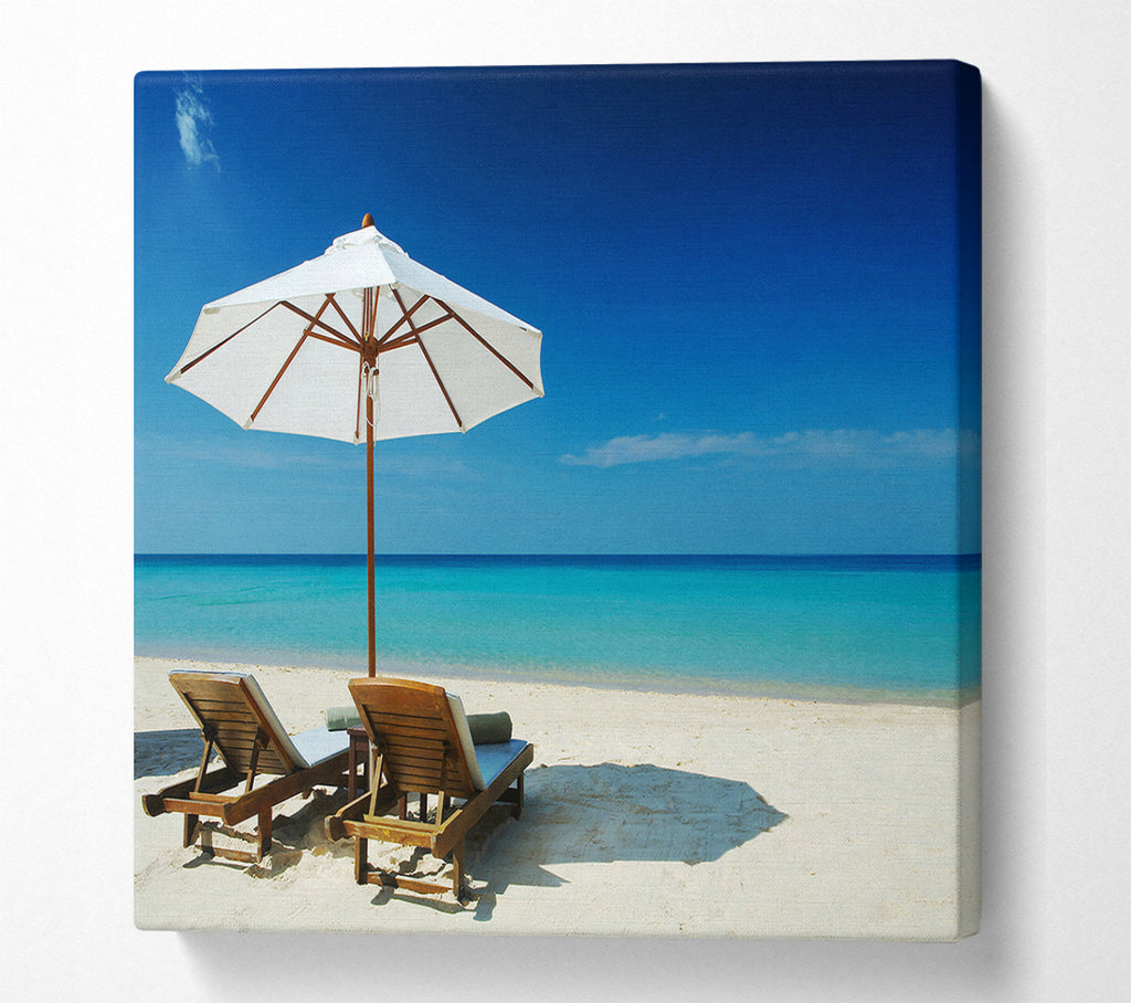 A Square Canvas Print Showing Heaven On Earth Square Wall Art