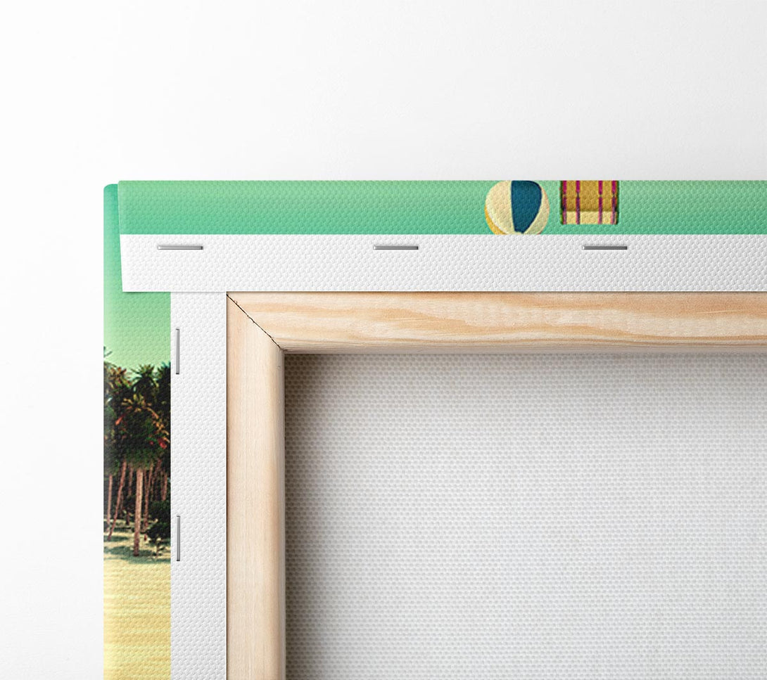  A Canvas Print of Packed To Go To The Beach Canvas Wall Art