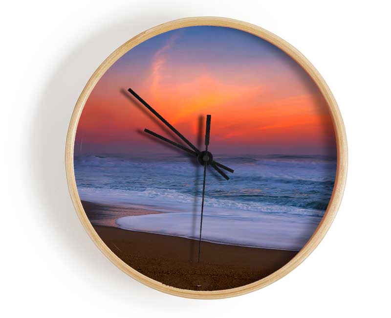 As The Sun Goes Clock - Wallart-Direct UK