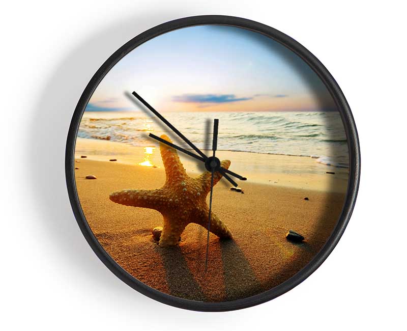 Starfish Sun Glow Clock - Wallart-Direct UK